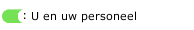 U en uw personeel